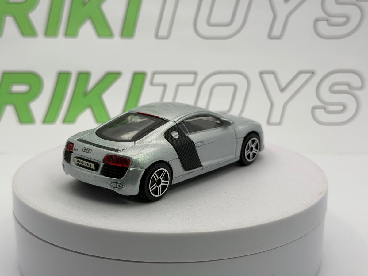 Audi R8 Coupé Burago 1/43 Argento 2007 - RikiToys - Burago