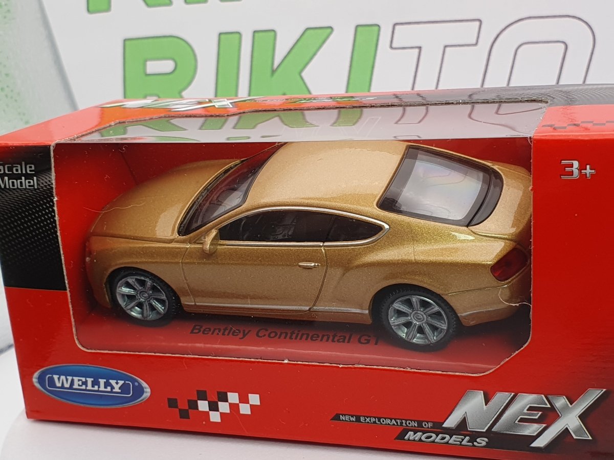 Bentley Continental GT Welly 1/43 Oro 2005 - RikiToys - Welly