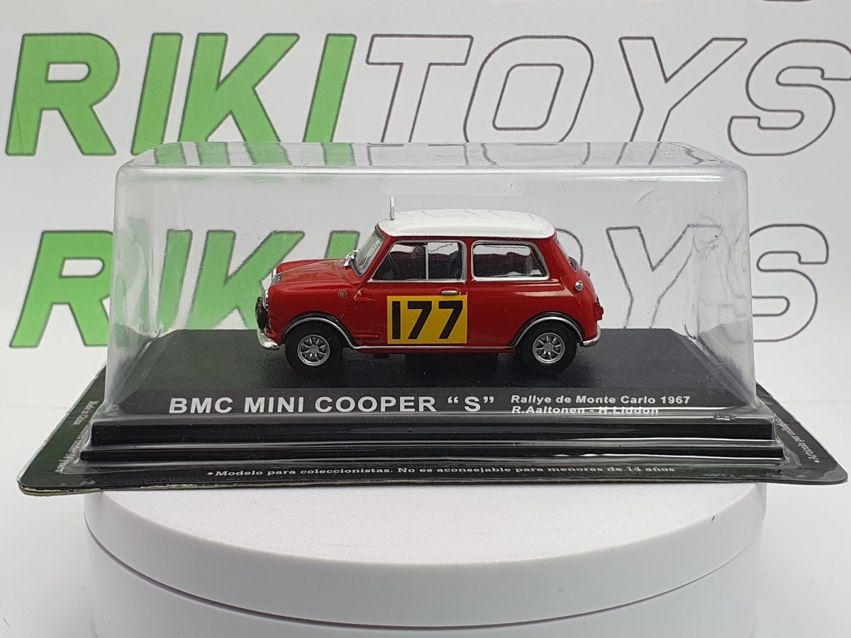 BMC Mini Cooper S Edicola 1/43 Rosso 1967 - RikiToys - Edicola