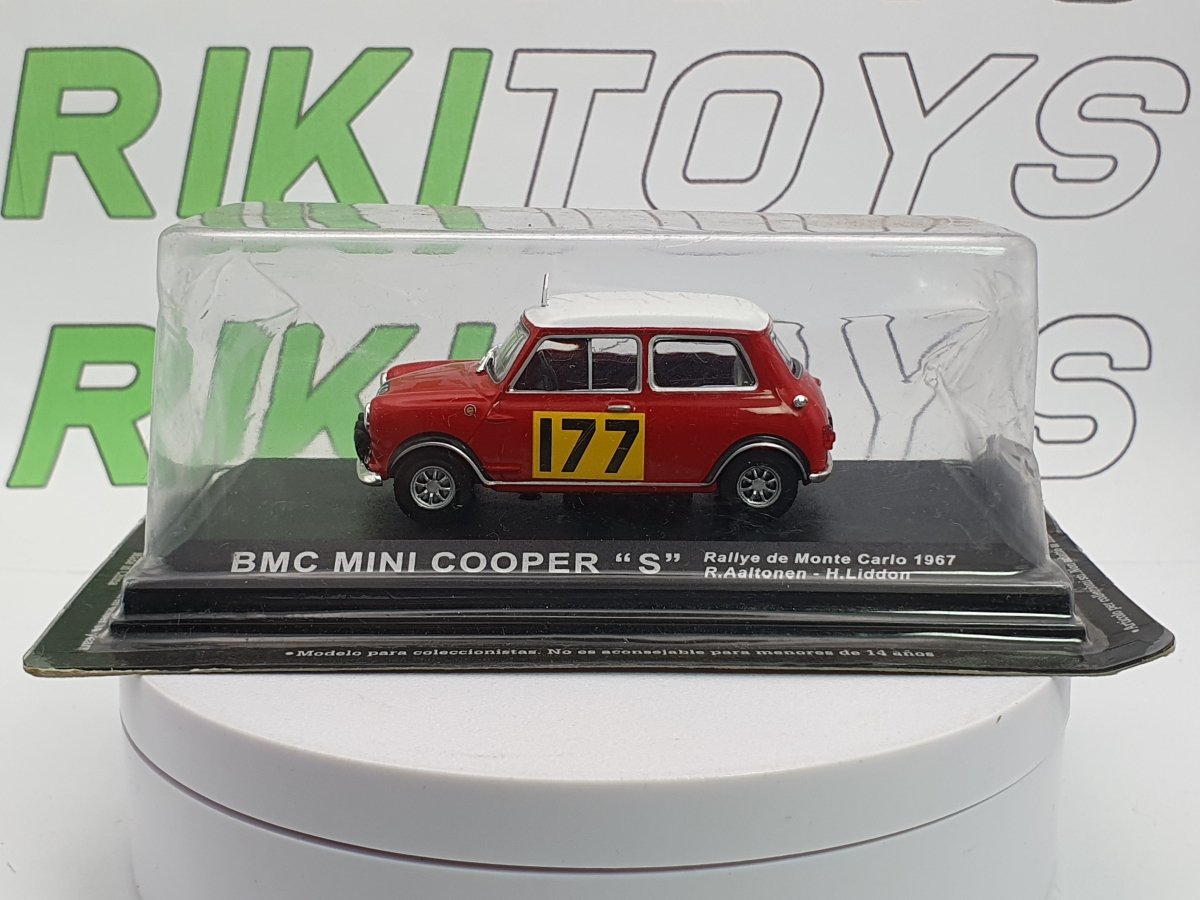 BMC Mini Cooper S Edicola 1/43 Rosso 1967 - RikiToys - Edicola