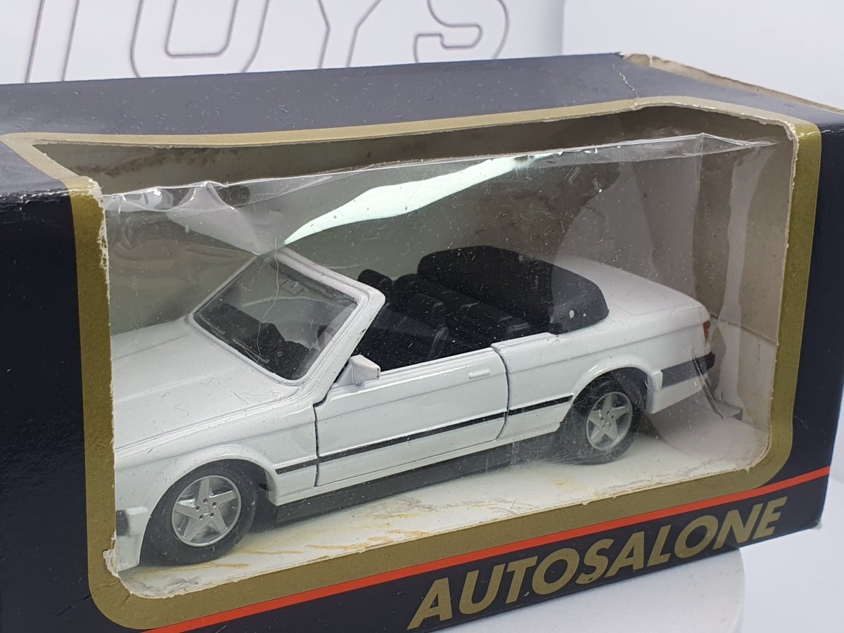 BMW 320 Cabrio Maisto 1/35 Bianco 1990 - RikiToys - Maisto