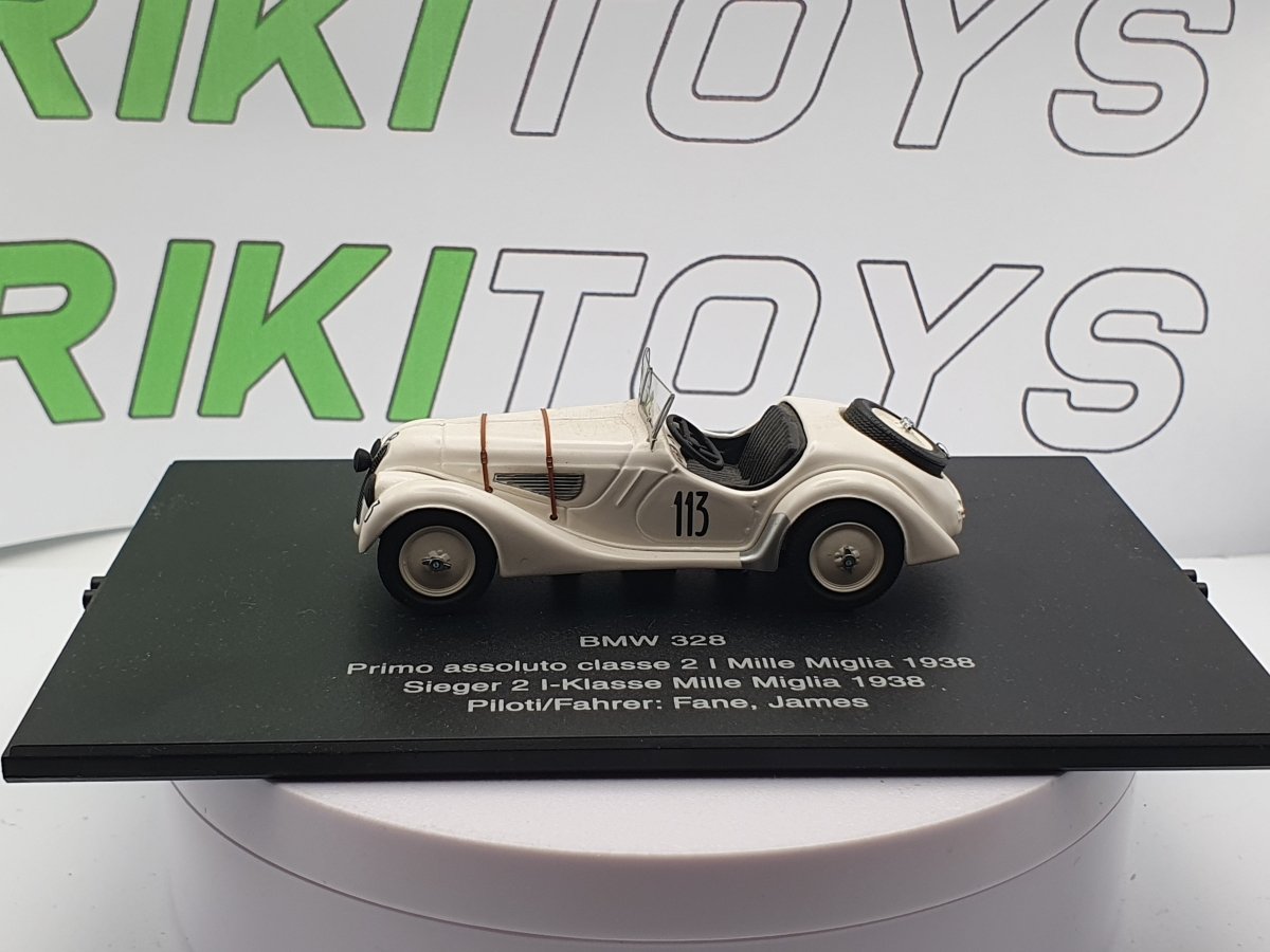 BMW 328 Mille Miglia (1938) 1/43 Bianco - RikiToys - RikiToys#