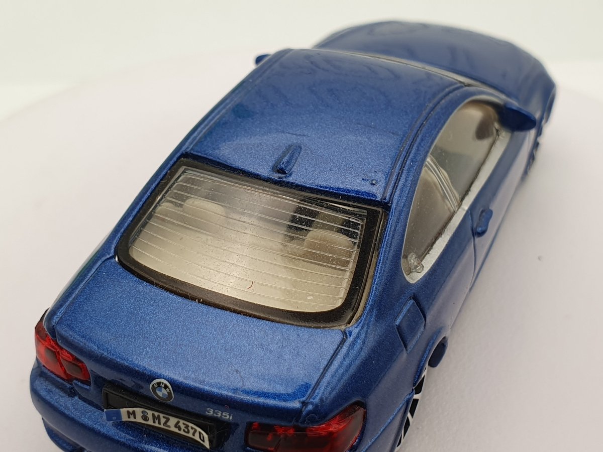 BMW 335 Coupé Burago 1/43 Blu 2005 - RikiToys - Burago#