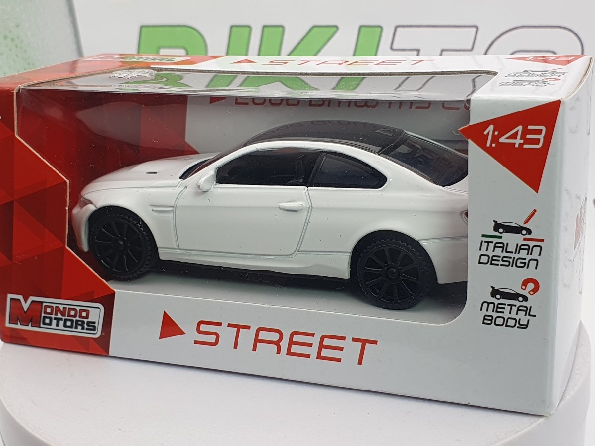 BMW M3 Coupé Mondo Motors 1/43 Bianco 2008 - RikiToys - Mondo Motors
