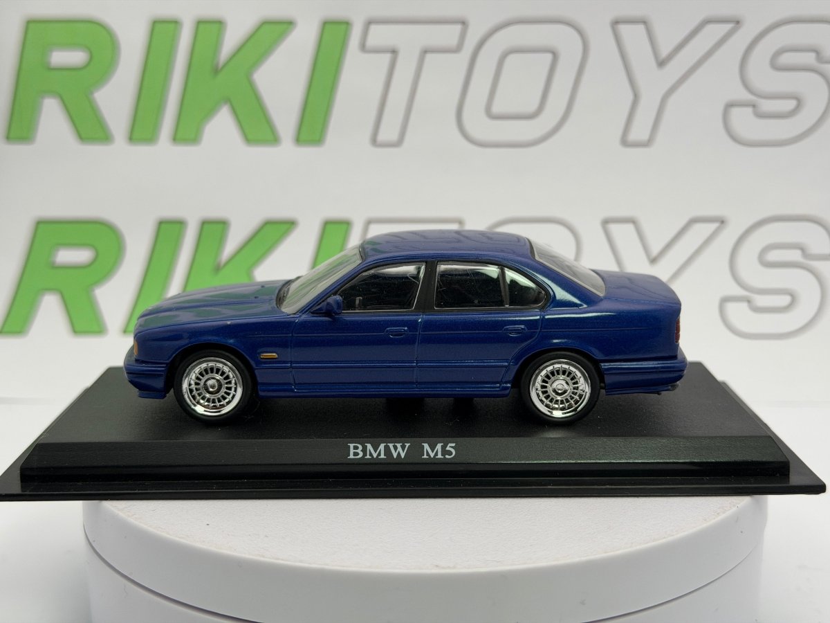 BMW M5 E34 Del Prado 1/43 Blu 1988 - RikiToys - Del Prado