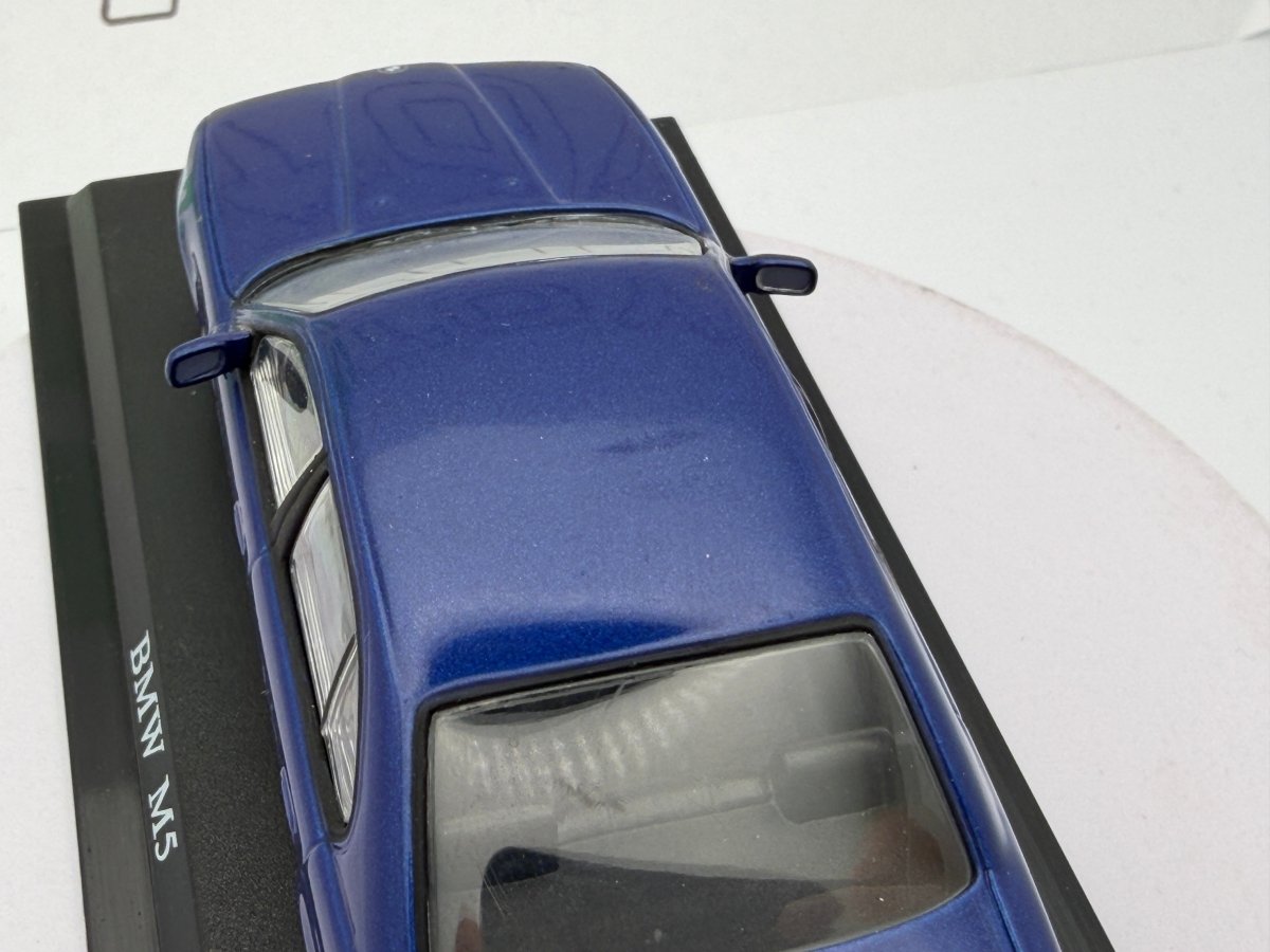 BMW M5 E34 Del Prado 1/43 Blu 1988 - RikiToys - Del Prado