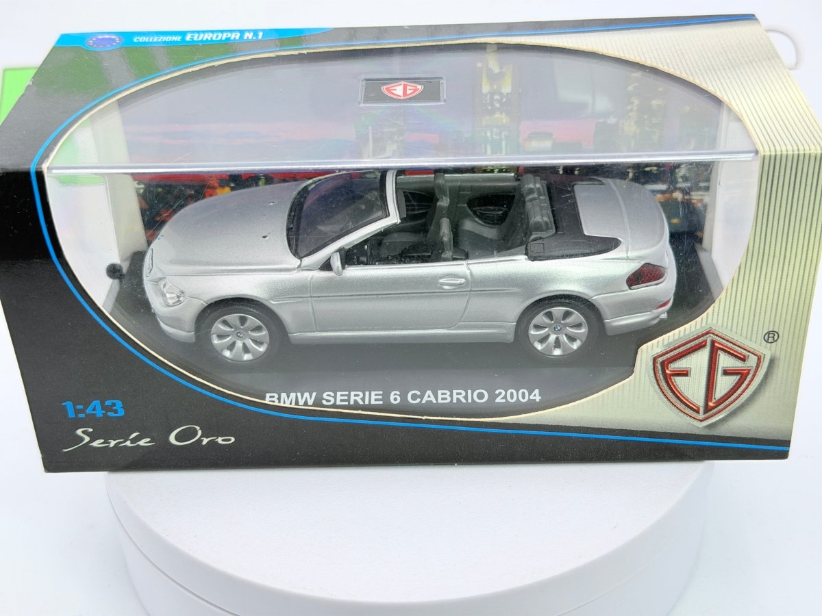 BMW Serie 6 Cabrio Edison 1/43 Argento - RikiToys - Edison