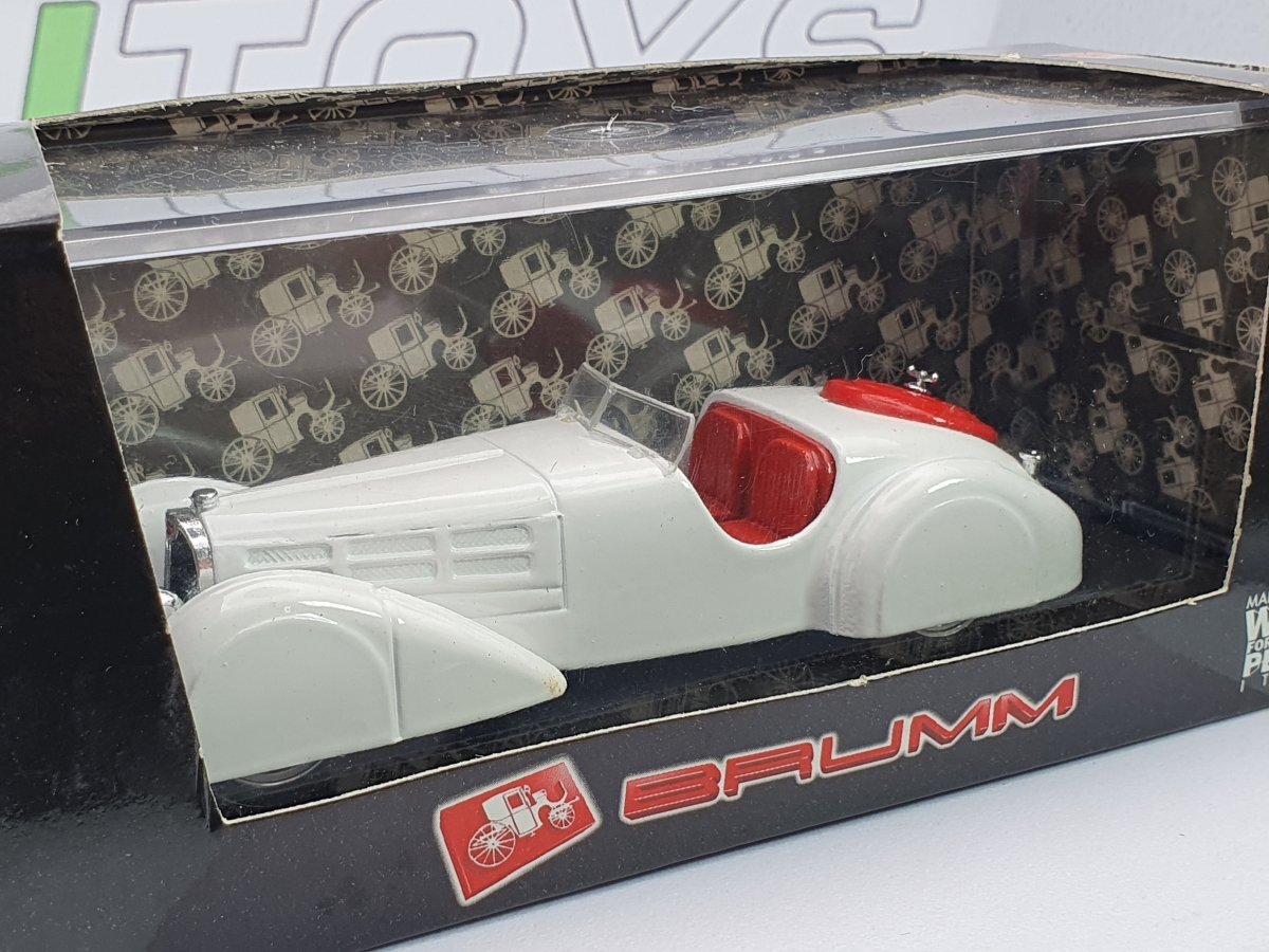 Bugatti 57 S Brumm 1/43 Bianco 1936 - RikiToys - Brumm