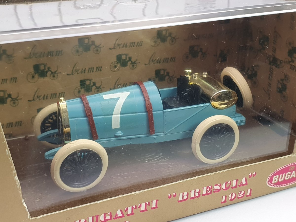 Bugatti Brescia HP 40 Brumm 1/43 Azzurro 1921 - RikiToys - Brumm