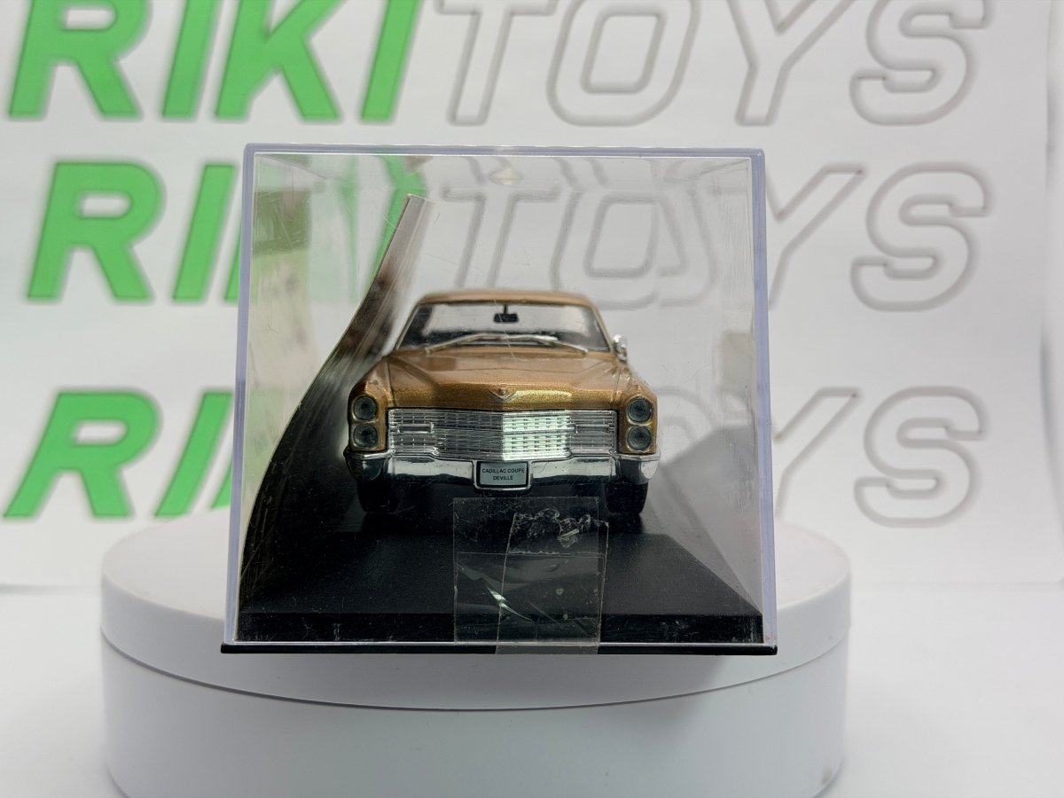 Cadillac Coupé De Ville Edicola 1/43 Oro 1966 - RikiToys - Edicola