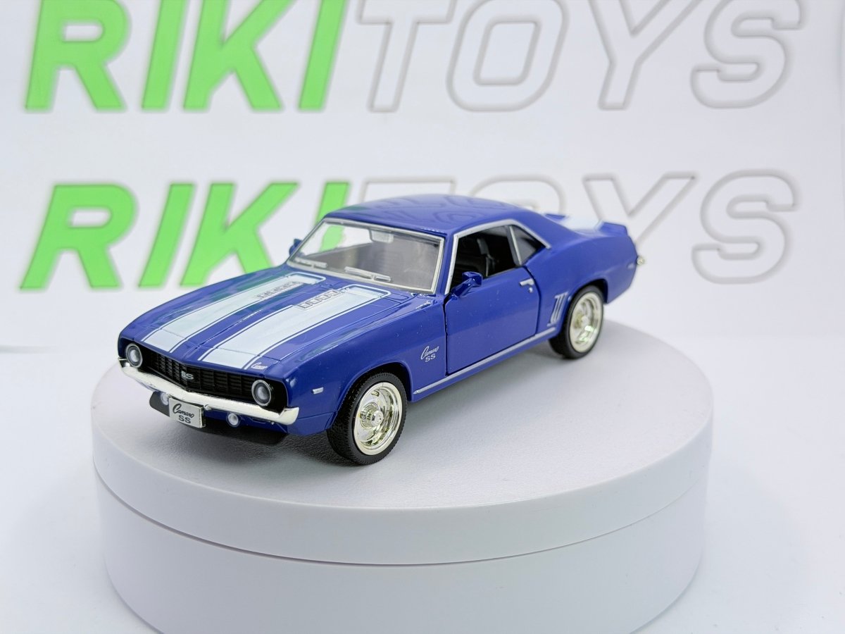 Chevrolet Camaro SS RMZ City 1/38 Blu metallizzato - RikiToys - RMZ City