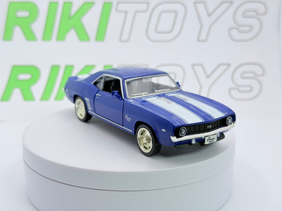Chevrolet Camaro SS RMZ City 1/38 Blu metallizzato - RikiToys - RMZ City
