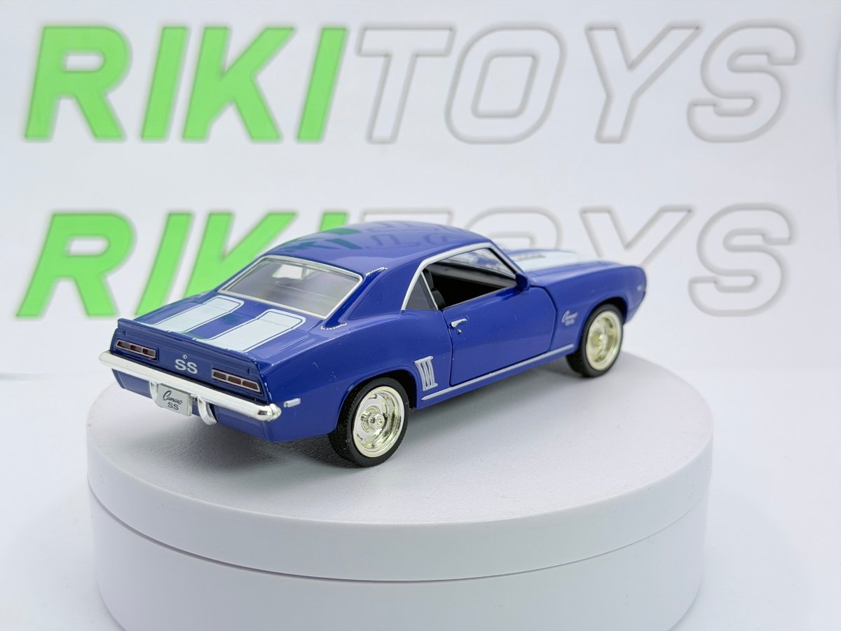 Chevrolet Camaro SS RMZ City 1/38 Blu metallizzato - RikiToys - RMZ City