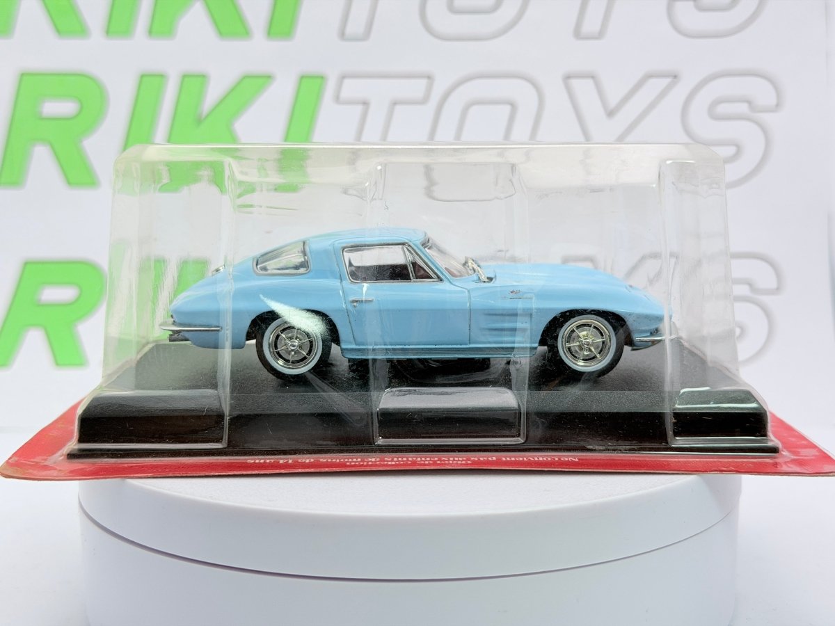 Chevrolet Corvette StingRay Atlas 1/43 Azzurro 1963 - RikiToys - Atlas