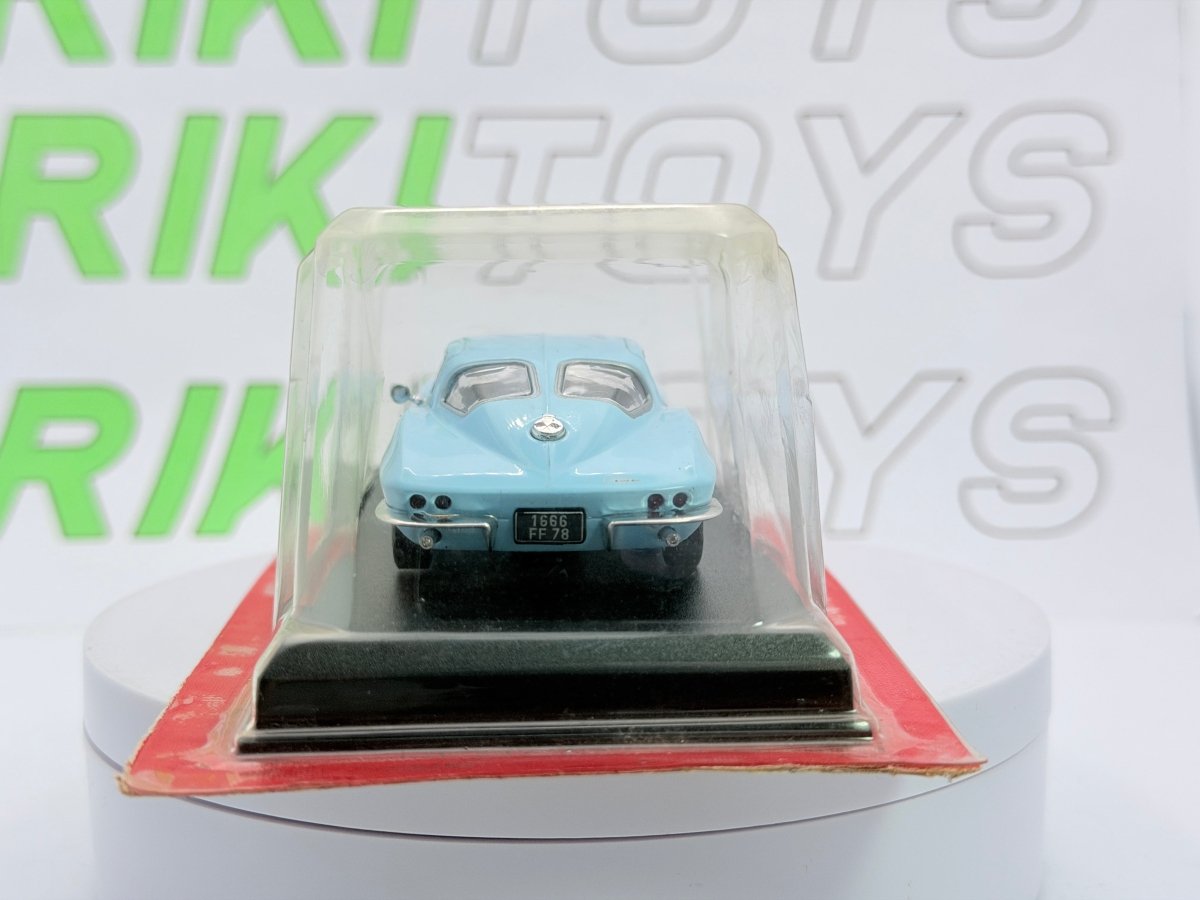 Chevrolet Corvette StingRay Atlas 1/43 Azzurro 1963 - RikiToys - Atlas