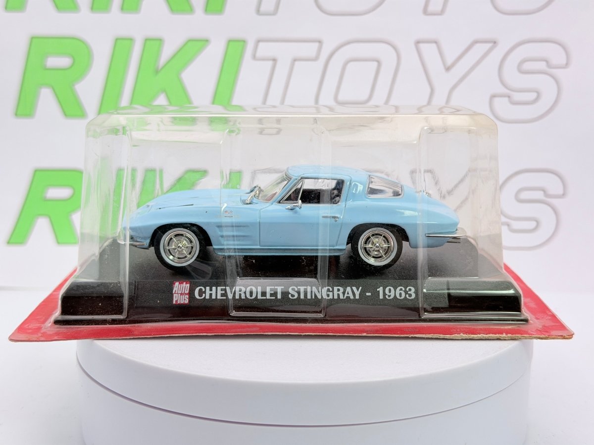 Chevrolet Corvette StingRay Atlas 1/43 Azzurro 1963 - RikiToys - Atlas