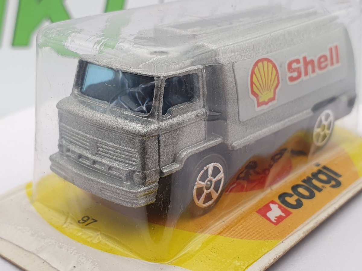 Cisterna Shell Corgi Junior 1/80 Argento - RikiToys - Corgi Junior#