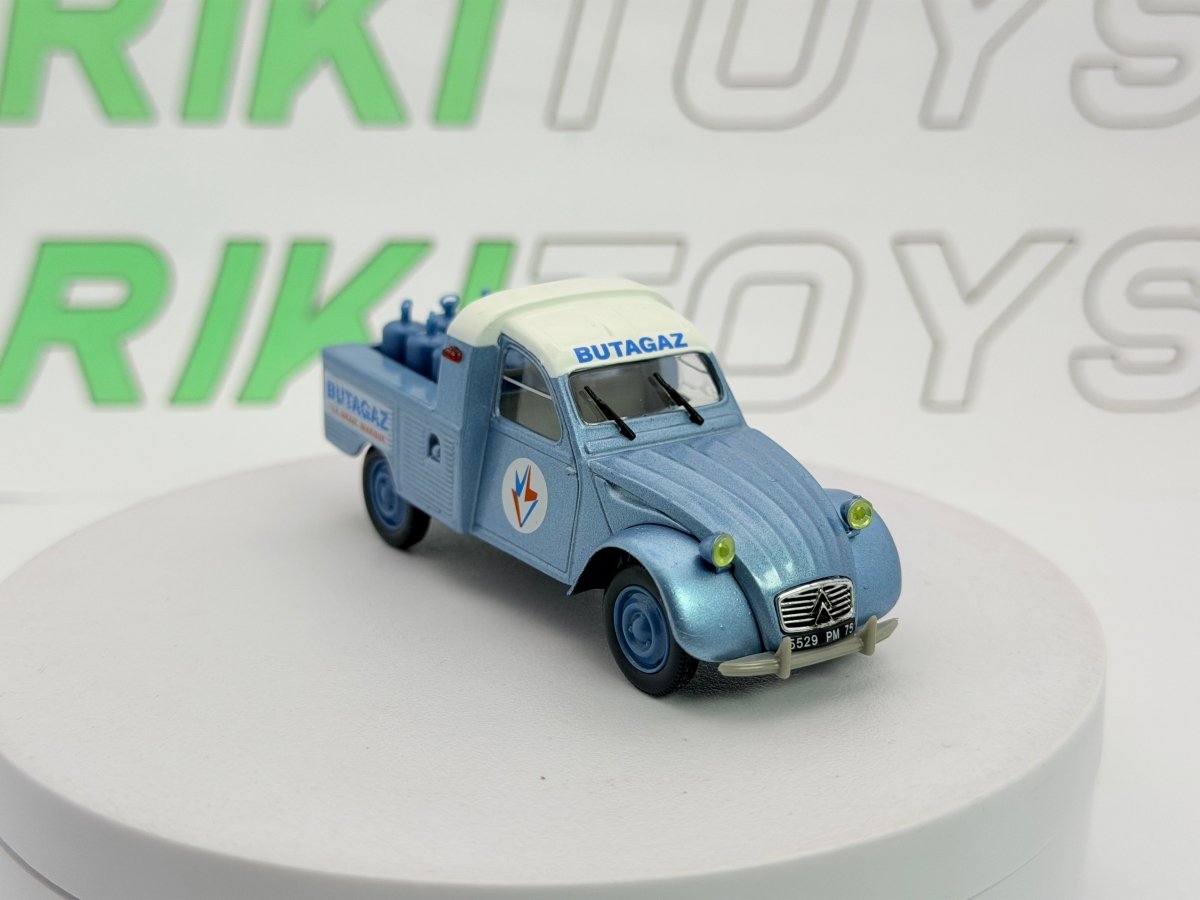 Citroen 2 CV Butagaz Norev 1/43 Azzurro metallizzato - RikiToys - Norev