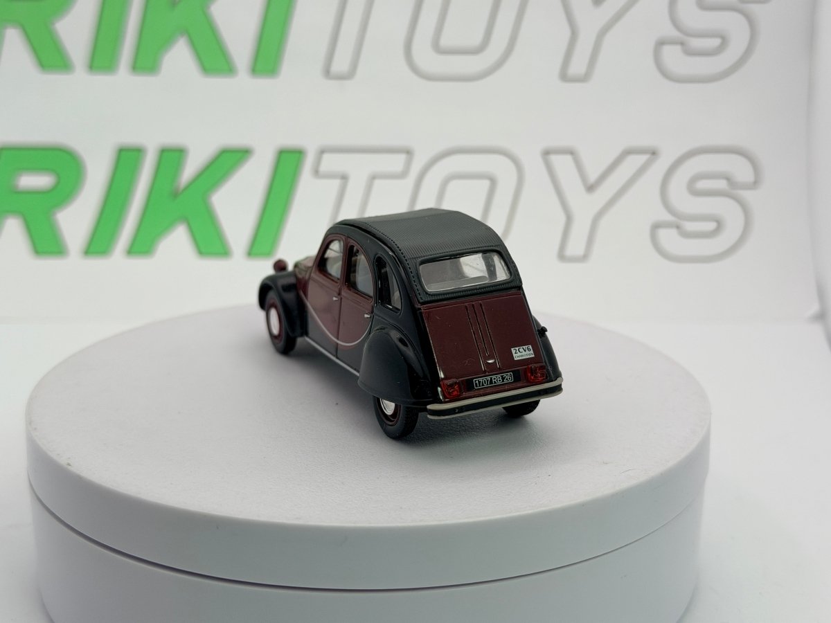 Citroen 2 Cv Charleston Norev 1/43 Rosso scuro - RikiToys - Norev