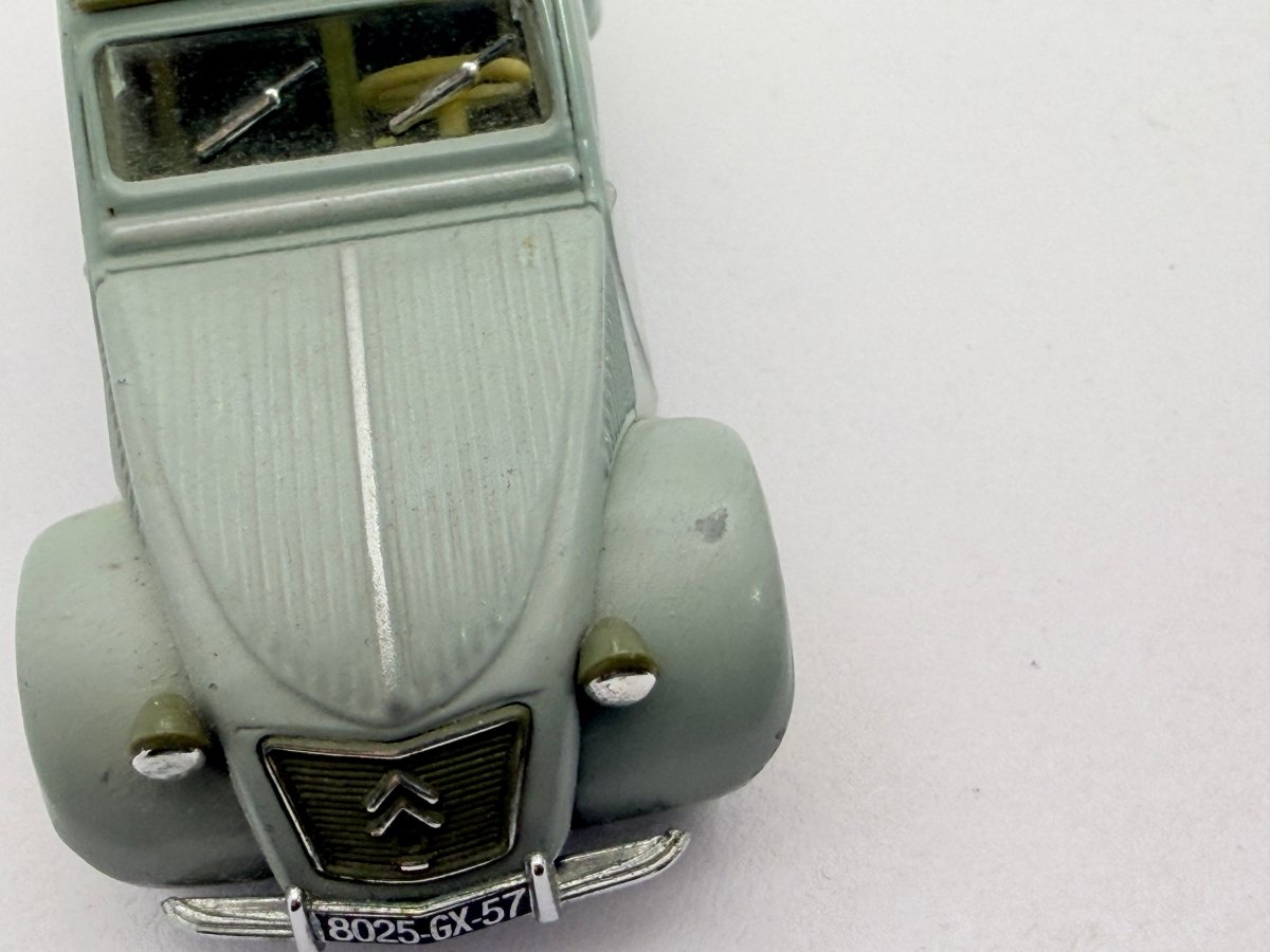 Citroen 2 CV Dinky 1/43 Grigio 1957 - RikiToys - Dinky