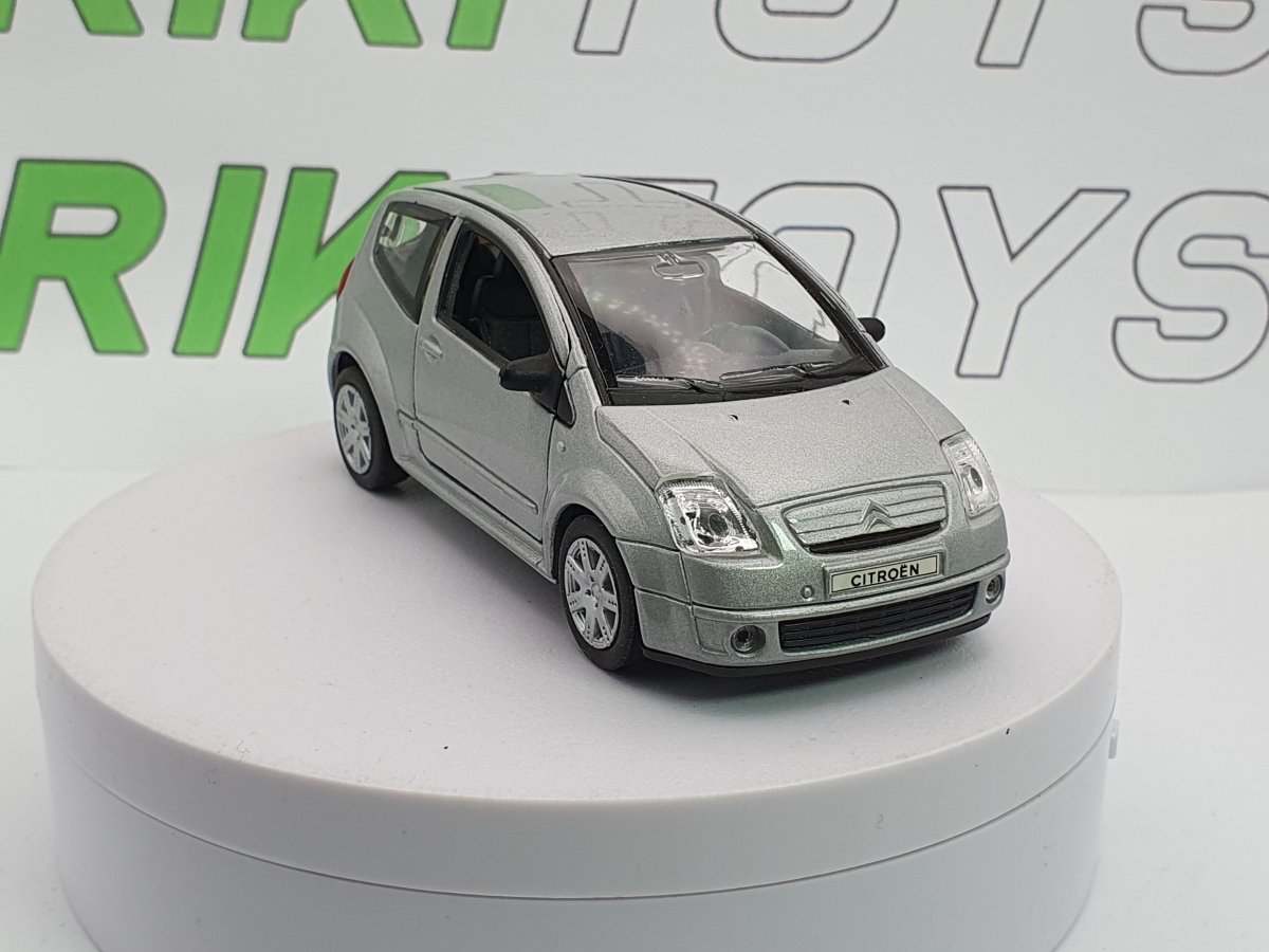 Citroen C1 Welly 1/35 Argento 2005 - RikiToys - Welly#