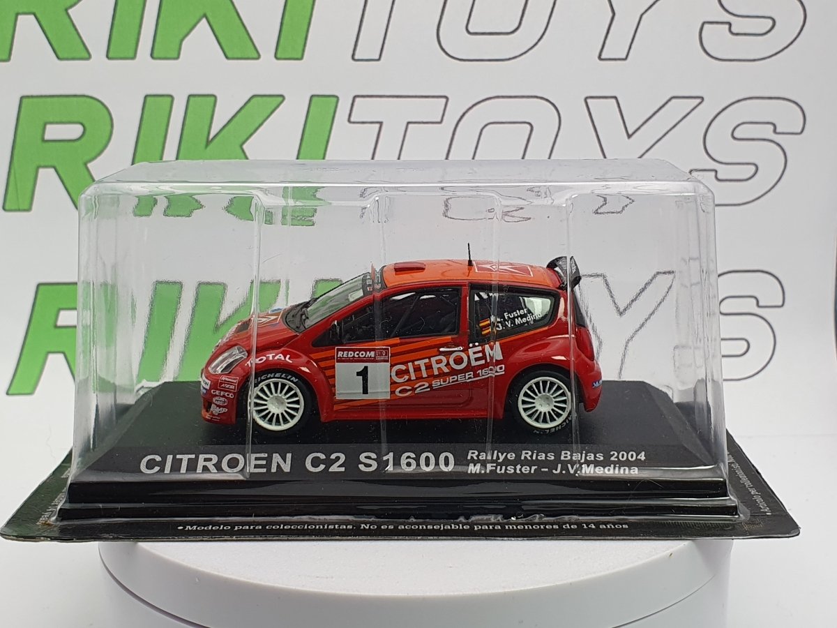 Citroen C2 S1600 Edicola 1/43 Rosso 2004 - RikiToys - Edicola