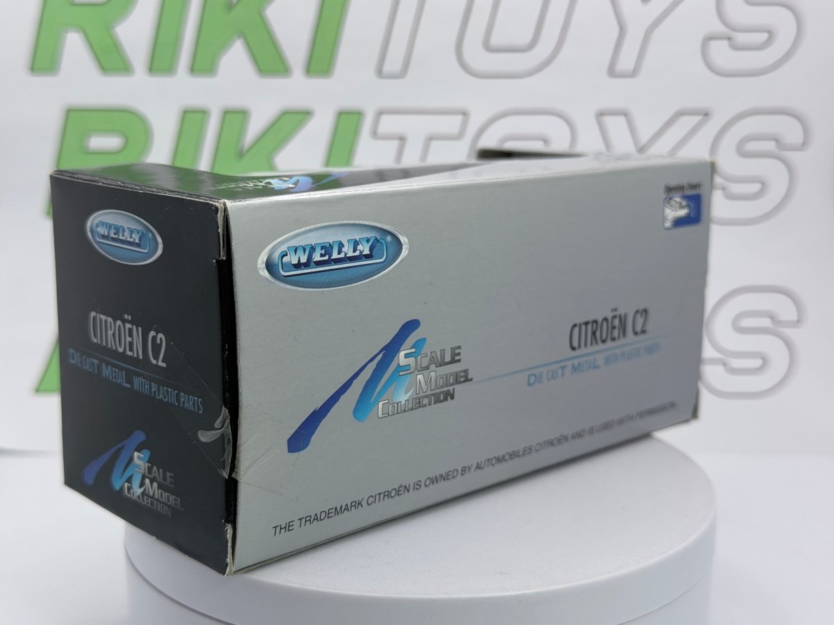 Citroen C2 Welly 1/35 Argento - RikiToys - Welly