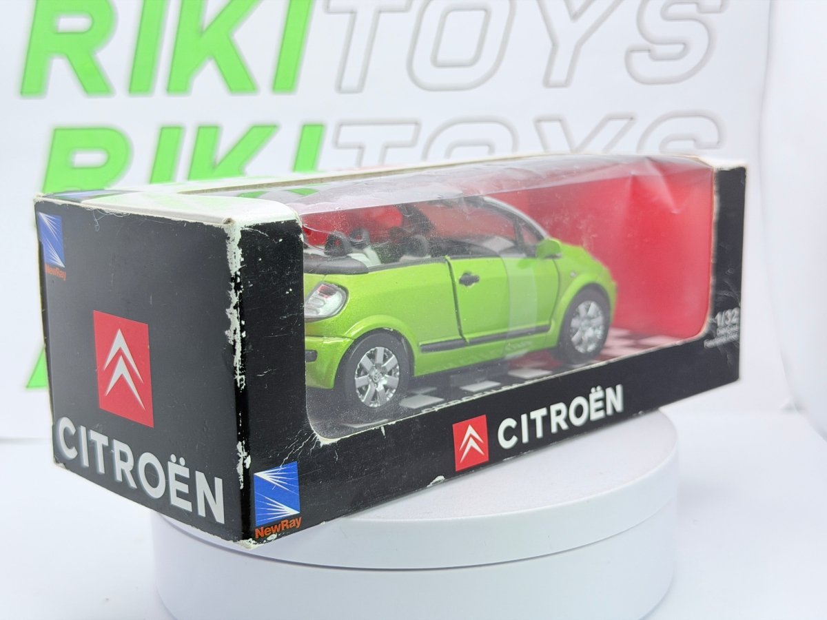 Citroen C3 Pluriel New Ray 1/32 Verde Metalizzato - RikiToys - New Ray