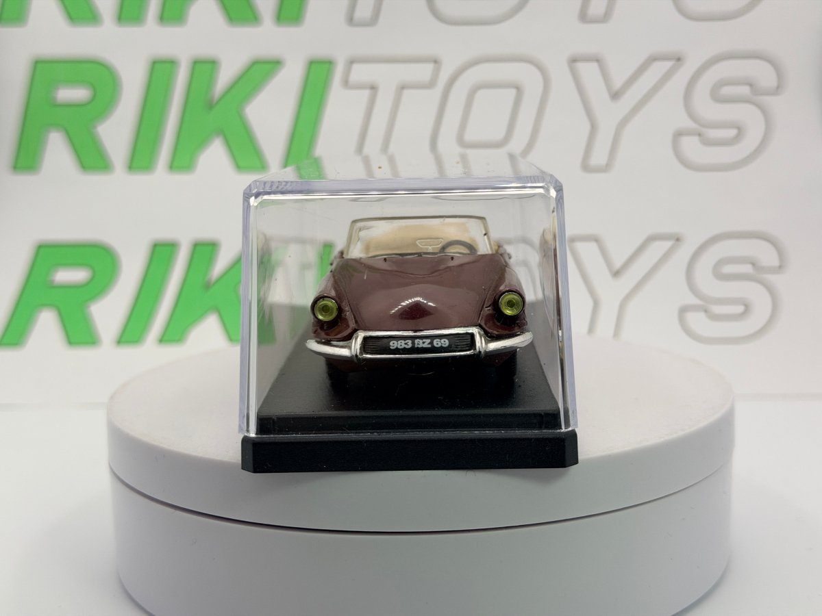 Citroen DS 19 Cabrio Norev 1/43 Rosso scuro 1958 - RikiToys - Norev