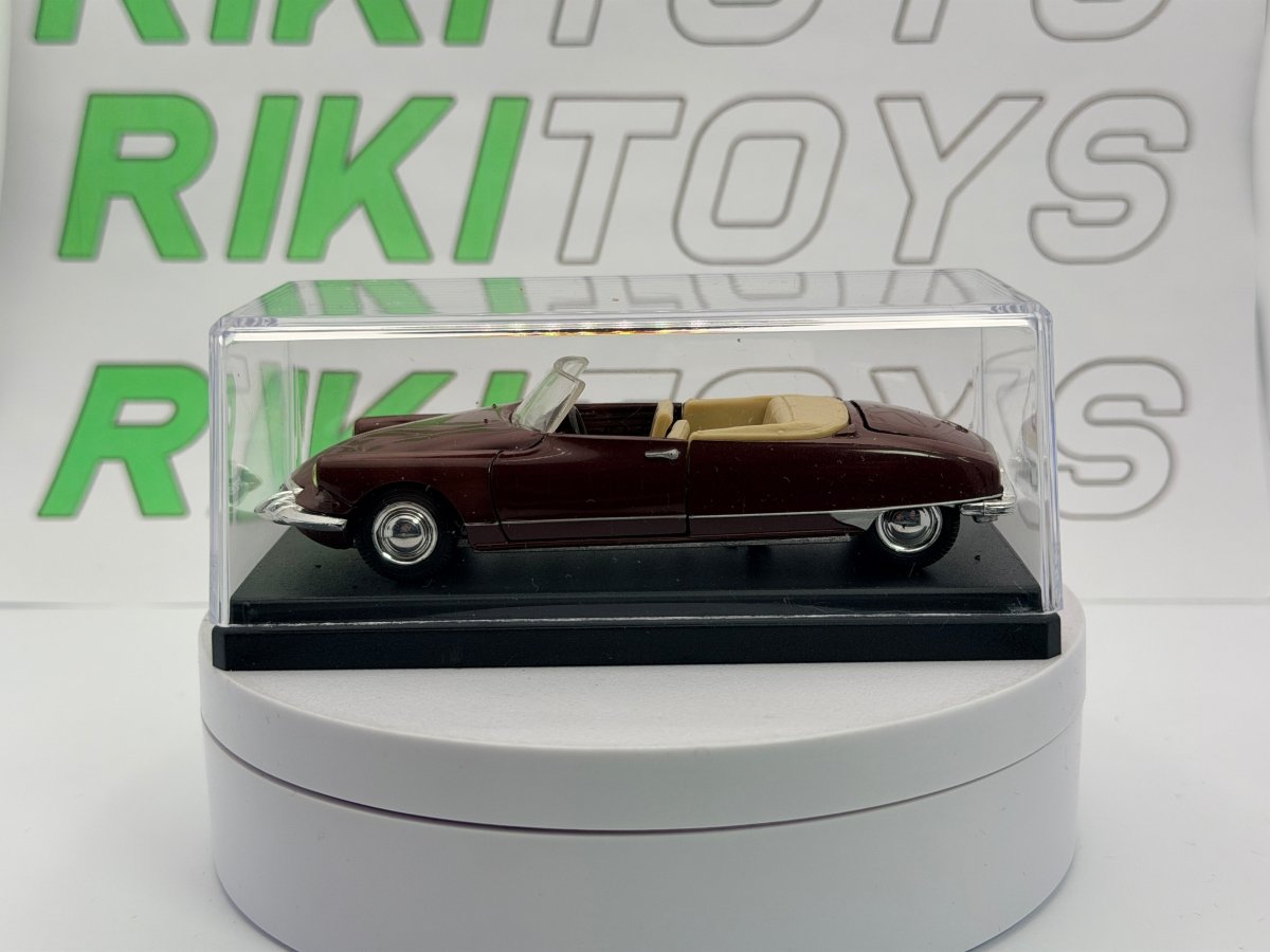 Citroen DS 19 Cabrio Norev 1/43 Rosso scuro 1958 - RikiToys - Norev