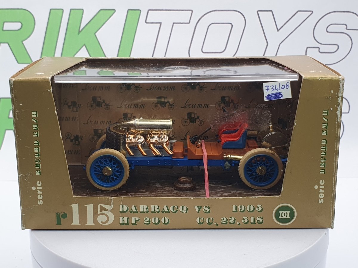 Darracq HP 200 Brumm 1/43 Azzurro 1905 - RikiToys - Brumm