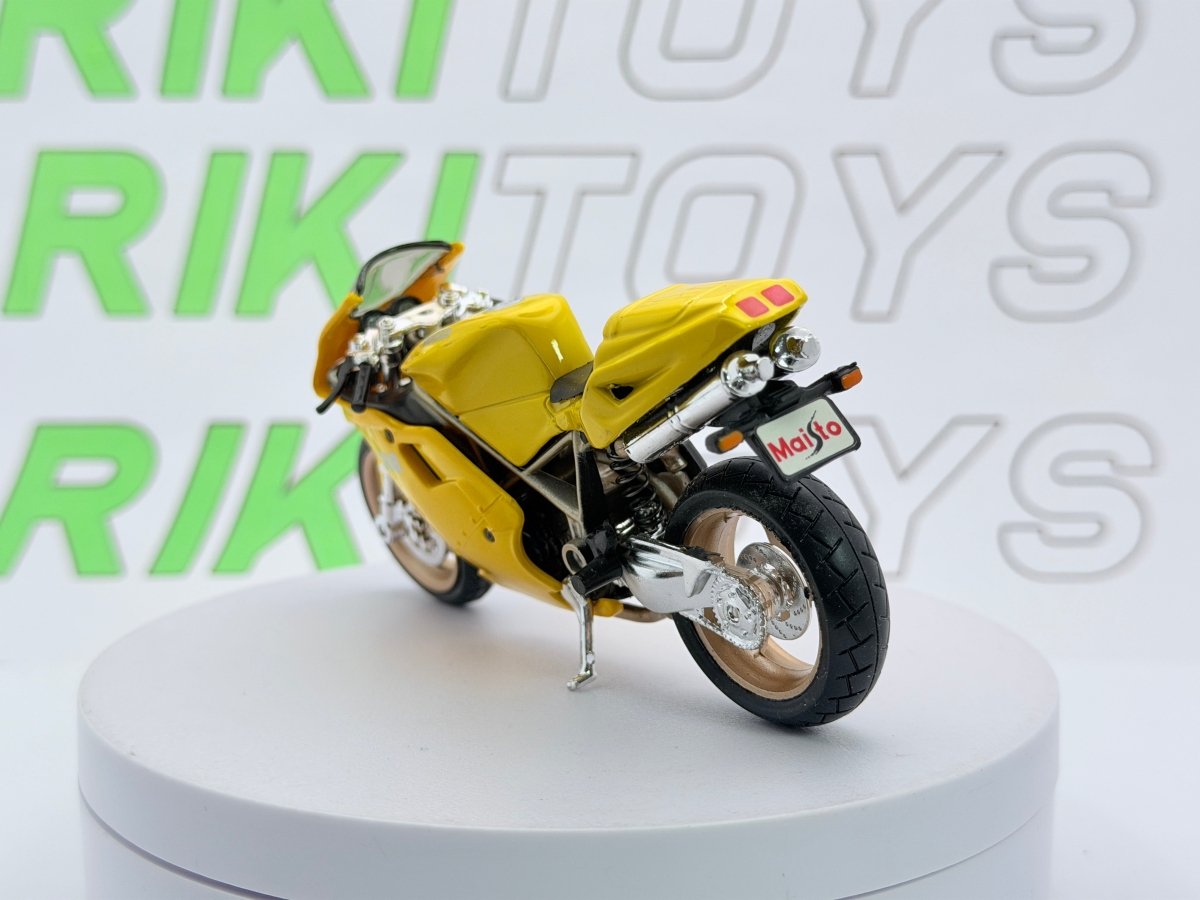 Ducati 748 Maisto 1/18 Giallo - RikiToys - Maisto