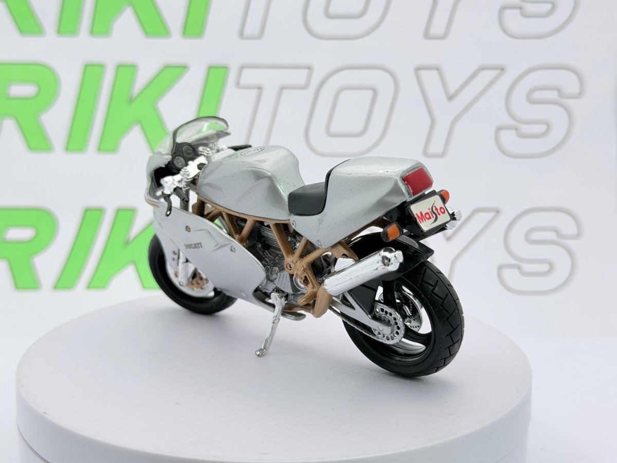 Ducati 900 S.Sport F.E. Maisto 1/18 Argento - RikiToys - Maisto