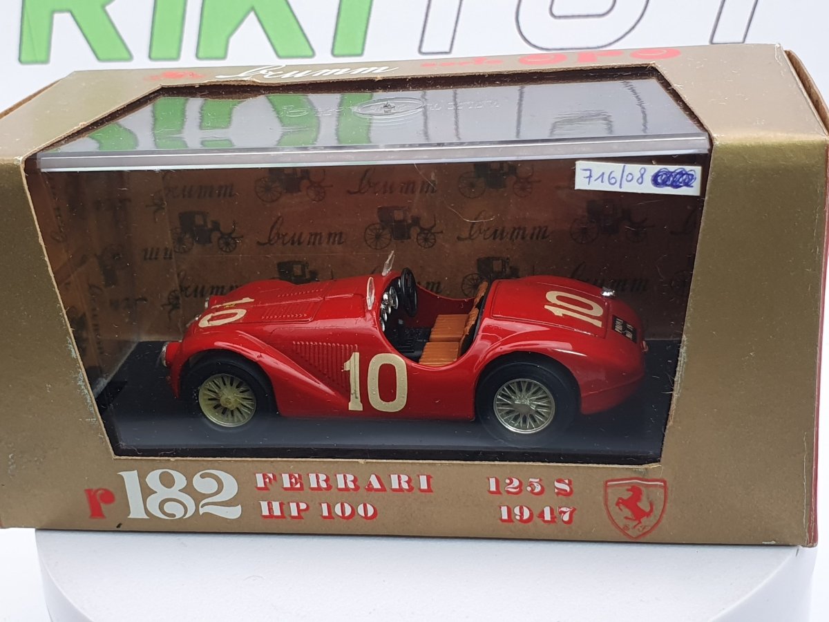 Ferrari 125 S Brumm 1/43 Rosso 1947 - RikiToys - Brumm