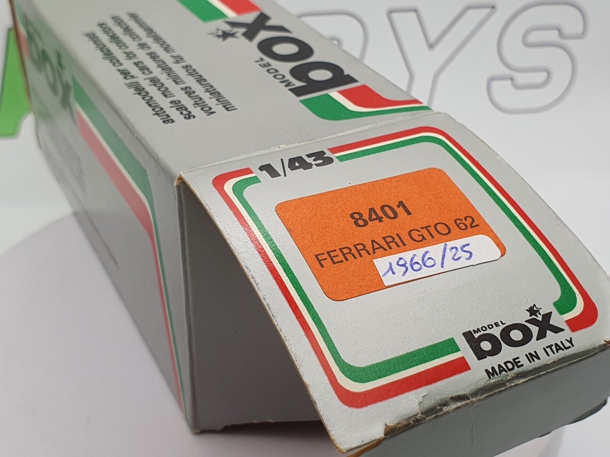 Ferrari 250 GTO Box Model 1/43 Rosso 1962 - RikiToys - Box Model