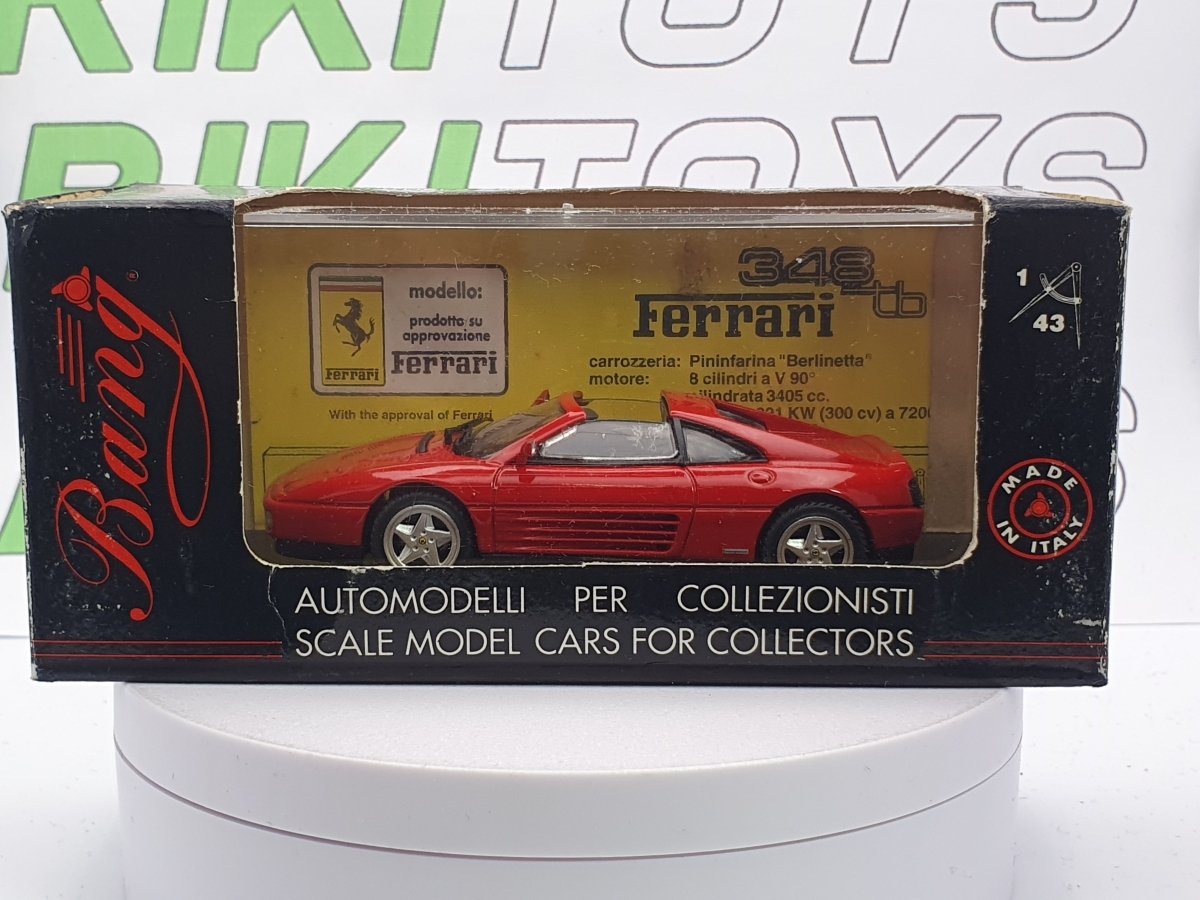 Ferrari 348 TS Bang 1/43 Rosso 1989 - RikiToys - Bang