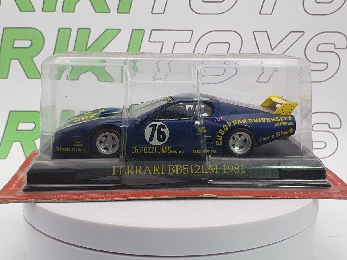 Ferrari 512 BB Le Mans Edicola 1/43 Blu 1981 - RikiToys - Edicola