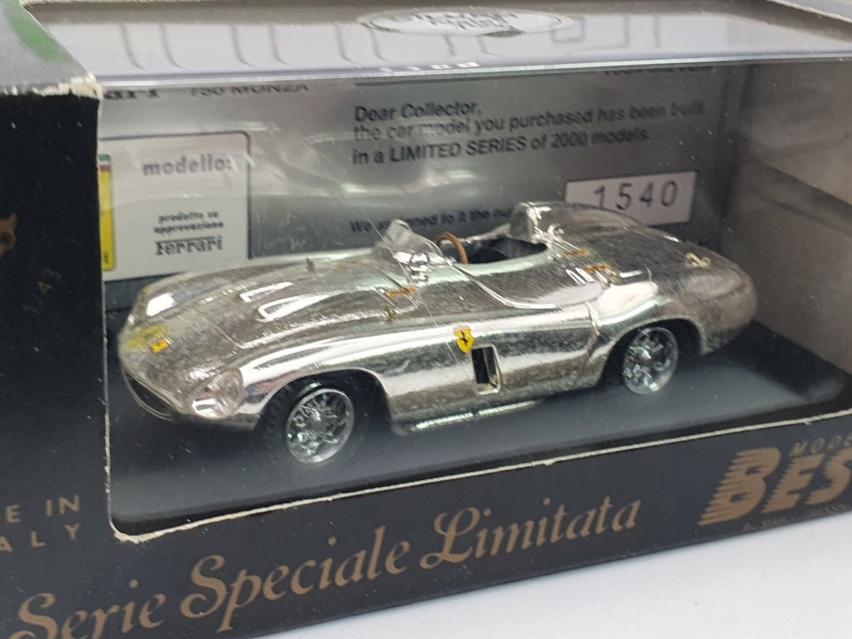 Ferrari 750 Monza Best 1/43 Cromo 1954 - RikiToys - Best