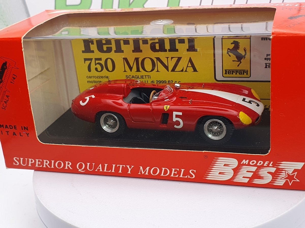 Ferrari 750 Monza Best 1/43 Rosso 1955 - RikiToys - Best