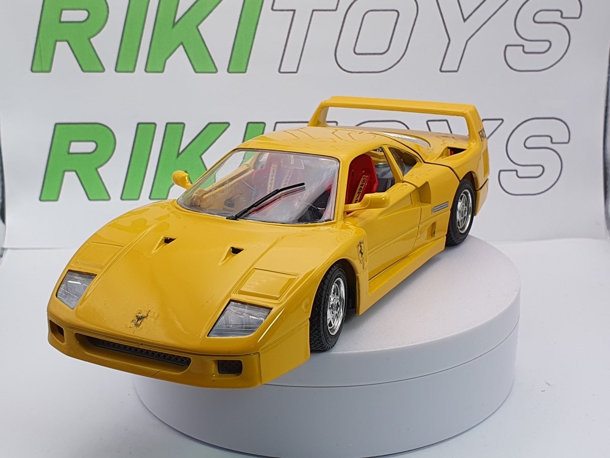 Ferrari F 40 Burago 1/24 Giallo - RikiToys - Burago#