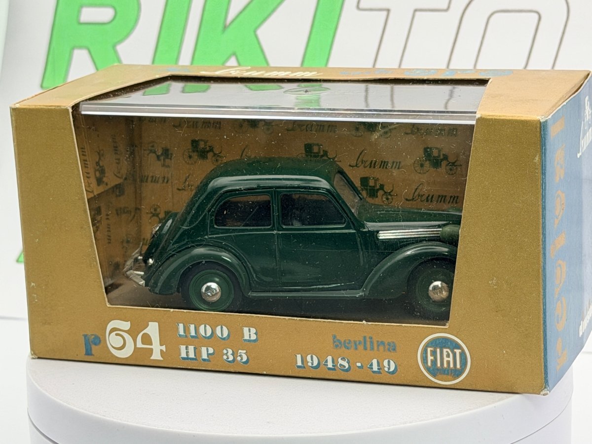 Fiat 1100 B Brumm 1/43 Grigio - RikiToys - Brumm