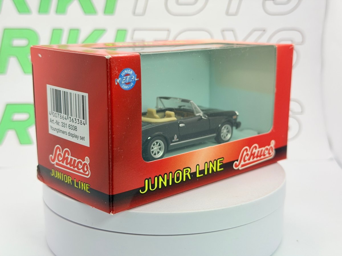 Fiat 124 Spider 2000 Schuco 1/43 Nero 1979 - RikiToys - Schuco
