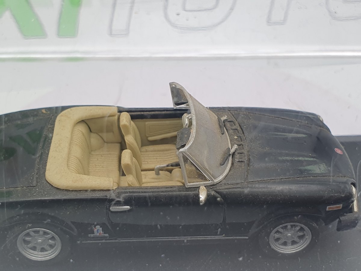 Fiat 124 Spider USA Edicola 1/43 Nero - RikiToys - Edicola#