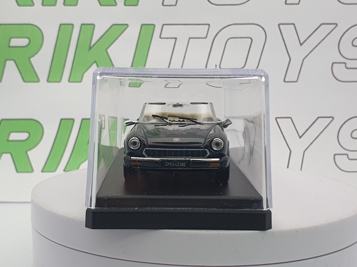 Fiat 124 Spider USA Edicola 1/43 Nero - RikiToys - Edicola