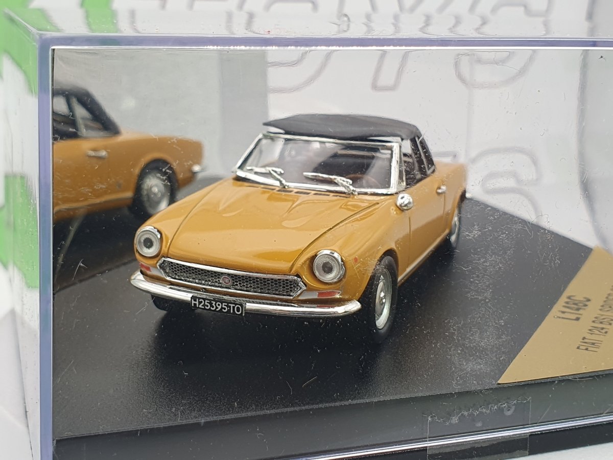 Fiat 124 Sport Spider Vitesse 1/43 Giallo 1968 - RikiToys - Vitesse