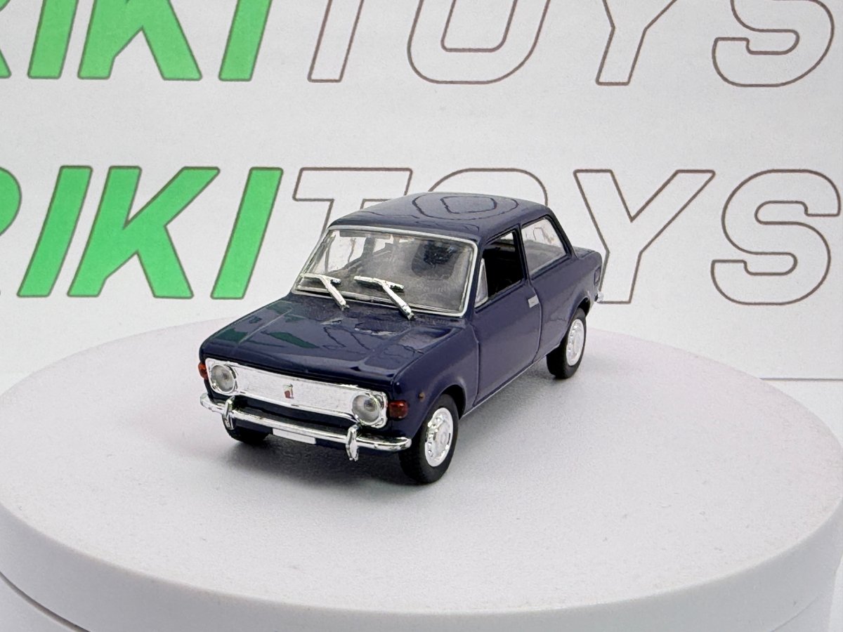 Fiat 128 2 porte Norev 1/43 Blu 1969 - RikiToys - Norev