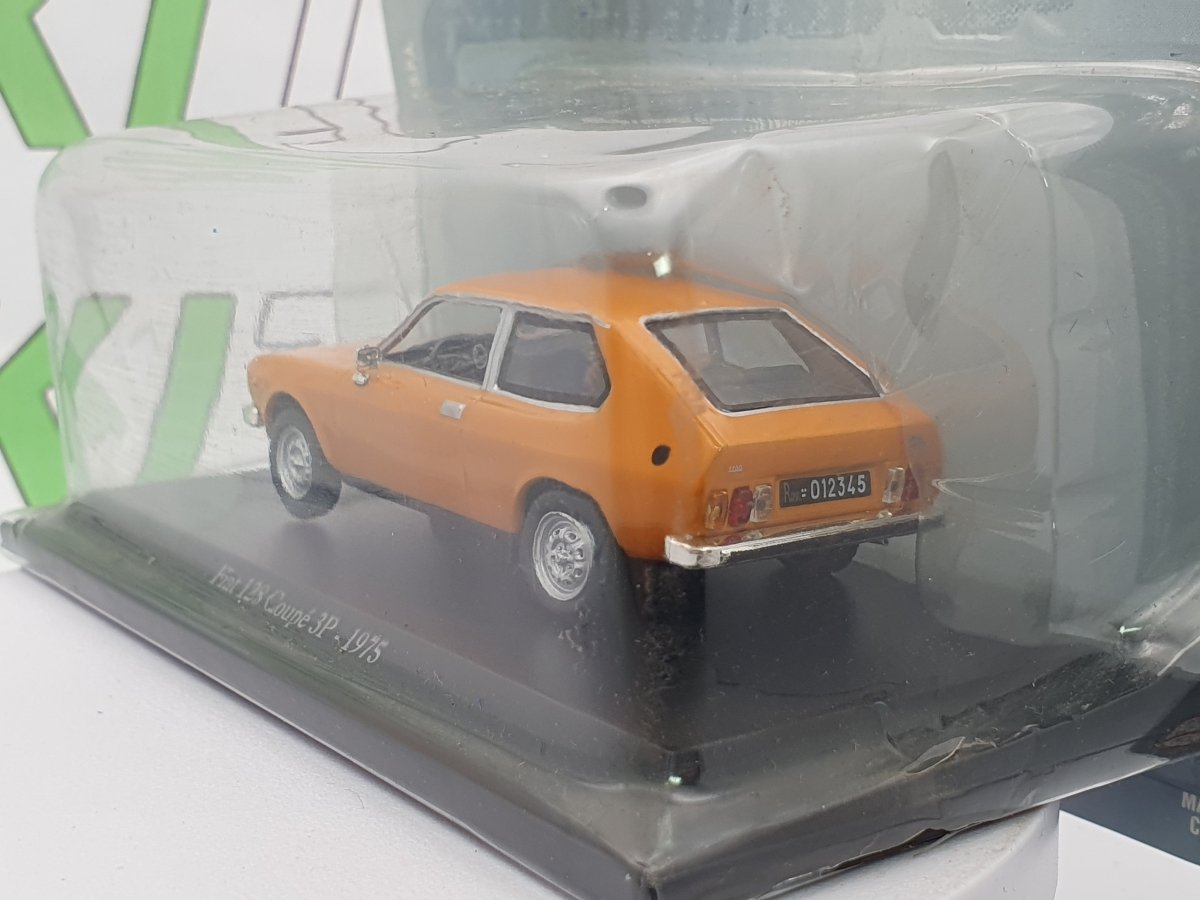 Fiat 128 Coupè 3p Norev 1/43 Arancione 1975 - RikiToys - Norev