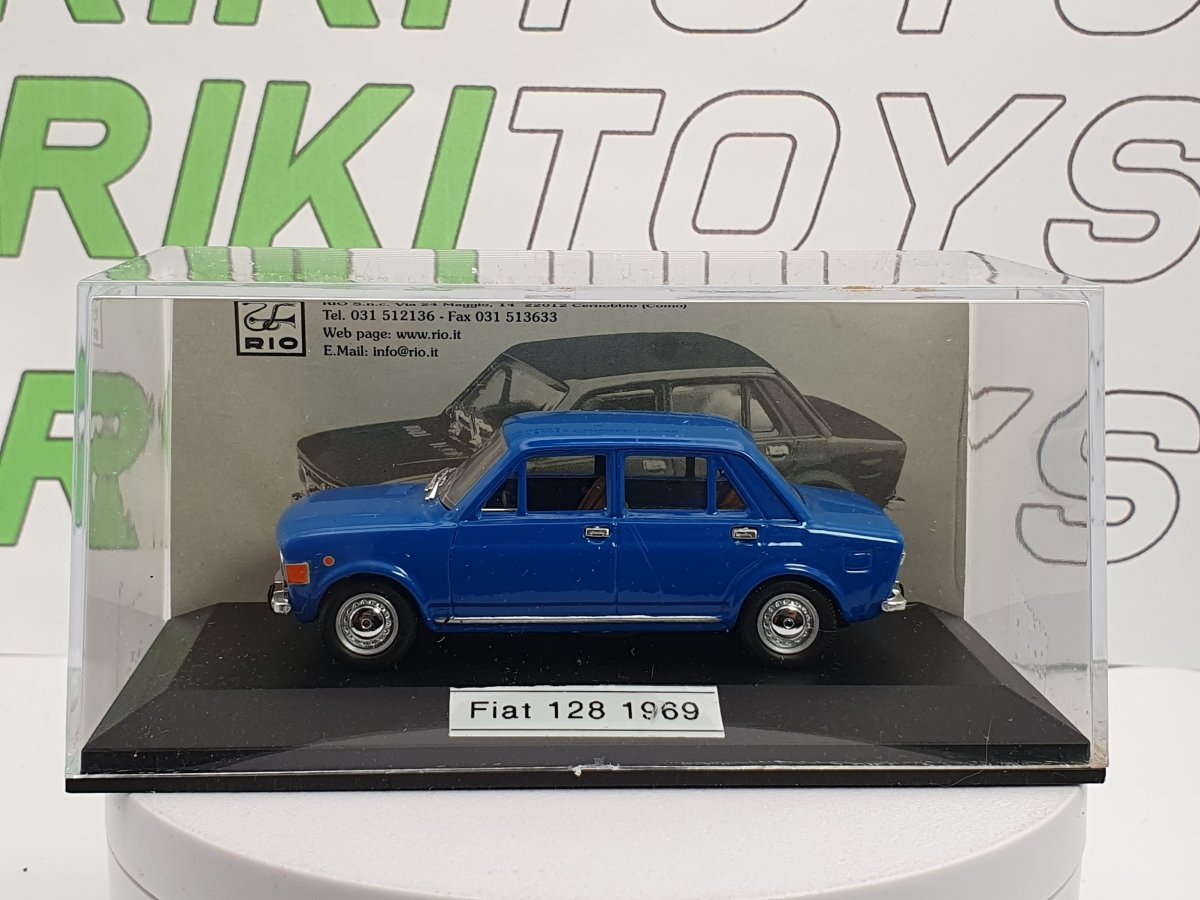 Fiat 128 Rio 1/43 Azzurro 1969 - RikiToys - Rio#