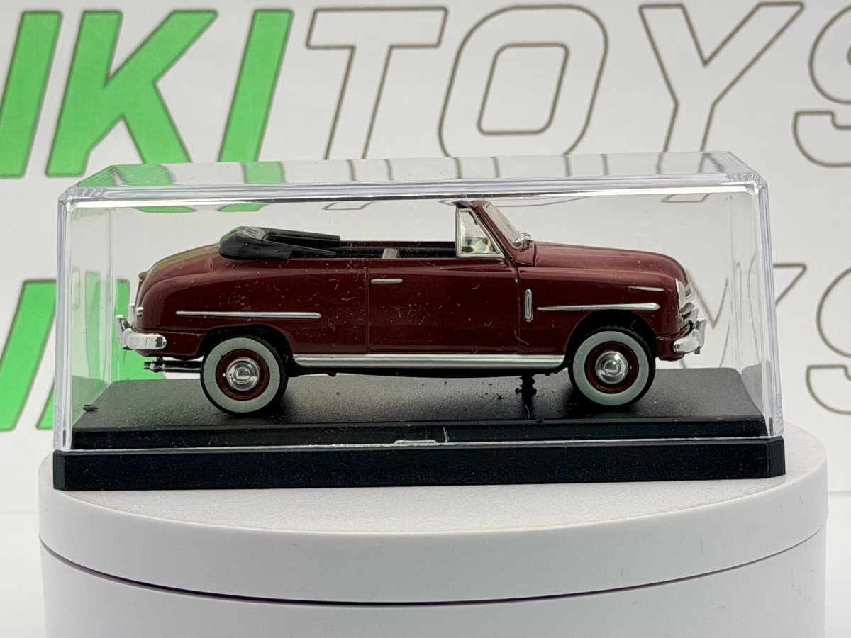 Fiat 1400 Cabriolet Norev 1/43 Rosso scuro - RikiToys - Norev