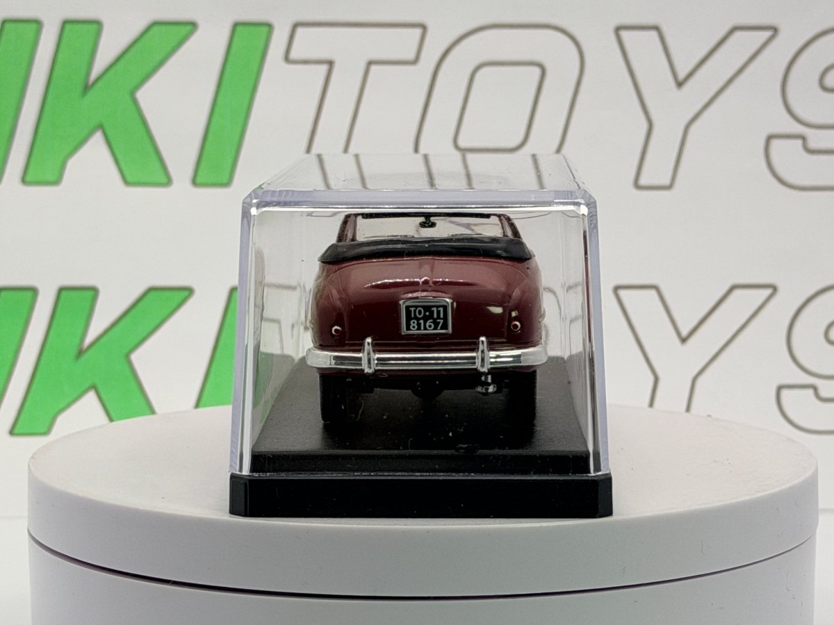 Fiat 1400 Cabriolet Norev 1/43 Rosso scuro - RikiToys - Norev